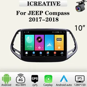 Car Radio <strong>Android</strong> for JEEP Compass 2017 2018 Multimedia Carplay Wireless Player Car Stereo Autoradio Head Unit Navigation GPS - Product Image 2