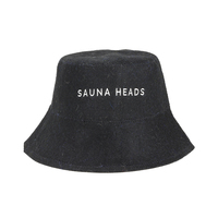 Chapeau de sauna en feutre de laine thermique, écologique et réutilisable, pour le soin des cheveux (gris/noir/blanc)