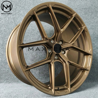 Jantes de voiture de tourisme personnalisées forgées Maxtera de style P101SC pour Porsche 911 Taycan 718 BMW M3 M4 M5 AMG GT Audi RS Tesla, jantes en alliage