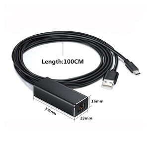 Adaptateur de carte réseau Ethernet USB d'usine d'origine Micro USB Alimentation vers RJ45 10/100 Mbps pour <span class=keywords><strong>Fire</strong></span> TV <span class=keywords><strong>Stick</strong></span> - Product Image 5