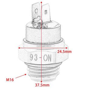 Interruptor de Ventilador con Sensor de Temperatura del Agua del Radiador para Motocicleta HF Benma 98-ON para <span class=keywords><strong>Benelli</strong></span> BN600 TNT600 <span class=keywords><strong>BN302</strong></span> TNT302 TNT300 - Product Image 4