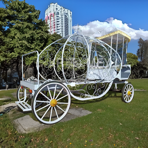 Coche fúnebre eléctrico clásico moderno elegante coche fúnebre eléctrico tirado por caballos coche fúnebre en venta - Product Image 2