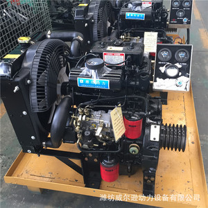 Moteur diesel bicylindre 28 CV refroidi par eau pour bateau marin, quatre temps, démarrage automatique - Product Image 2