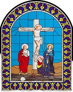 Panneaux de vitraux creux personnalisés pour mur-rideau extérieur avec motifs cathédrales - Product Image 2