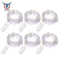 Twinkle Lights String Mini LED Fairy String Lights Ballon d'intérieur avec des étoiles clignotantes blanches chaudes à piles pour Noël