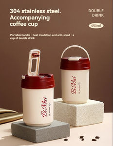 Mug à café portable, tasse à latte portable, tasse isotherme en acier inoxydable 304 de haute qualité - Product Image 2