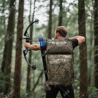 Sac à dos de chasse personnalisé en tissu Oxford pour garçons, camouflage woodland, fabriqué en usine