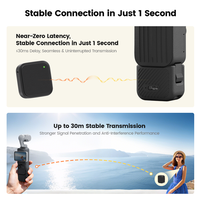 Microphone Lavalier Sans Fil pour Téléphone Type-C, Mini Micro à Clipser avec Réduction de Bruit à une Touche pour Vlog, Interview, Diffusion en Direct