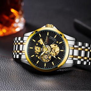 Montres mécaniques squelettées de marque <span class=keywords><strong>suisse</strong></span>, envoi en une seule pièce, montres pour hommes, entièrement automatiques, élégantes, tendance - Product Image 5