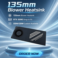 Ventilateur de refroidissement GPU 135 mm pour NVIDIA RTX 5090 |   Refroidissement par évacuation des chaleur pour rack de serveur multi-GPU |   Refroidisseur de carte graphique pour station de travail