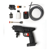 Pistolet de lavage de voiture RYNEX, 12V, portable, sans fil, batterie au lithium, machine de lavage de voiture sans fil