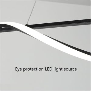 Lámpara colgante de iluminación moderna, lámpara colgante de araña nórdica de forma especial Led moderna, se aplica a la isla de cocina del comedor - Product Image 5
