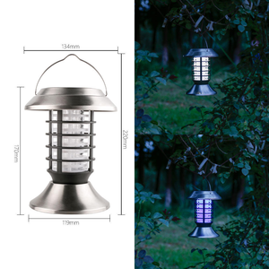 Luces Solares de Jardín Impermeables para Exteriores, Decoración de Calles, <span class=keywords><strong>Antimosquitos</strong></span>, con Fuente de Luz de Diodo Emisor de Luz - Product Image 2