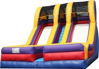 Party Equipment 2 lane 18ft Inflatable Slide