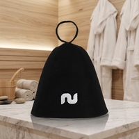 Chapeau de sauna en laine 100 % bio, léger et résistant à la chaleur, en feutre épais, pour hommes et femmes, idéal pour la banya et le spa – Fournisseur direct usine