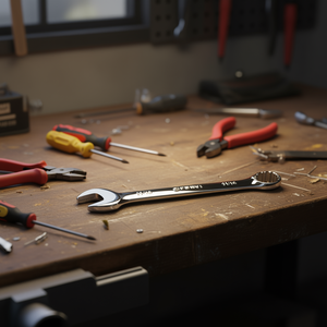 ประแจรวมเฟอร์วี 11/16 นิ้ว ชุบโครเมียม ขัดเงา - Product Image 3