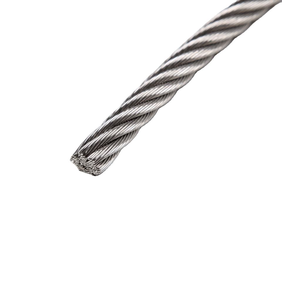 High Quality AISI 304 316 Stainless Steel Wire Rope for Machine/Marine ...