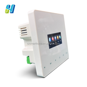 4 İnç Dokunmatik Ekranlı Akıllı Amplifikatör Duvara Monte Müzik Çalar ve Tavan Hoparlörleri Arka Plan Müziği Akıllı Ev Cihazı - Product Image 2