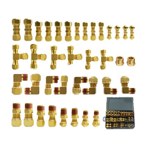 Kit de raccords pour tuyaux en cuivre, 1/4 pouces, en acier inoxydable, pour remplacement et réparation - Product Image 2