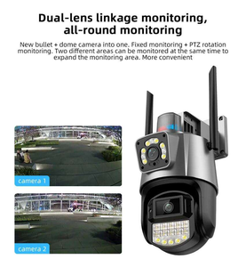 Telecamera Wireless WiFi Esterna Impermeabile SC08 1080P con Visione Notturna e Rilevamento Movimento, Doppia Visuale per Casa e Esterni - Product Image 6