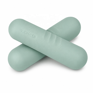 Haltères en silicone couleur personnalisée 2 kg – Ensemble antidérapant pour yoga et Pilates – Poids d'entraînement – Vente en gros – Fabricant en vrac - Product Image 4