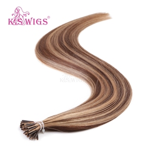 Extensions de cheveux I-Tip K.SWIGS P4-27 couleur 100% cheveux humains, cuticules alignées, lisses, durables, sécurisées, réutilisables, longueur personnalisée, texture. - Product Image 4