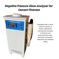 Machine d'essai de compression, nouveau type d'analyseur de finesse du ciment à pression négative, équipement d'essai du ciment