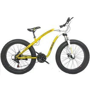China Supplier Mountain Bike Full Suspension down hill bicycle 26 inch 21 speed Snow Beach Bike with fat tire