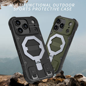 Coque de téléphone coulissante anti-chute protégée en coin pour l'<span class=keywords><strong>escalade</strong></span>, le sport en plein air avec lanière et support invisible - Product Image 3