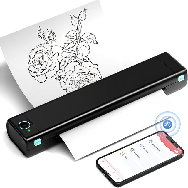 Phomemo New Arrival A4  Printer Inkless Printer Compatible With Ipad Phone Inkless Portable Printer M08F