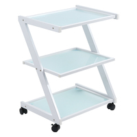 Meilleure vente Chariot de salon moderne Chariot de rangement à 3 niveaux Salon de coiffure professionnel