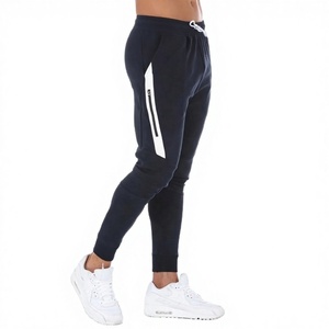 Premium Men's Lightweight Canvas Cotton <b>Jogger</b> Casual <b>Slim</b> Fit Breathable Waterproof Mid Waist Elastic Zipper Pockets Narrow - Product Image 3