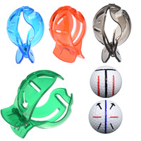 Marqueur de balle de golf premium, nouveau dispositif de traçage de ligne pour balle de golf en ABS, clip de marquage et outil d'alignement avec stylo marqueur