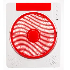 Ventilatore portatile a LED multi-funzionale da 12 pollici con ricarica USB ricaricabile a velocità regolabile