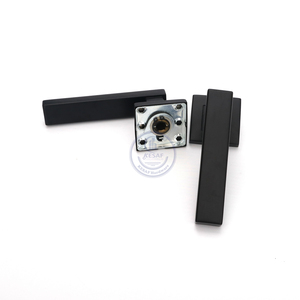 Tay Nắm Cửa Cổ Tay Nắm Cửa Chính Bên Ngoài Bằng Gỗ Đồng Thau Chải Tay Nắm Cửa Lạ Mắt - Product Image 5