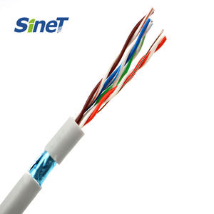 <span class=keywords><strong>SINET</strong></span> B Series FTP Cat5e 24AWG Escudo de cable de red de alta calidad Precio competitivo Chaqueta de PVC de 305m Conductor de cobre desnudo - Product Image 3