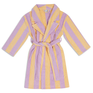 <span class=keywords><strong>Accappatoio</strong></span> in spugna <span class=keywords><strong>di</strong></span> cotone 100% morbido a righe personalizzate <span class=keywords><strong>di</strong></span> <span class=keywords><strong>lusso</strong></span> da <span class=keywords><strong>donna</strong></span> - Product Image 4