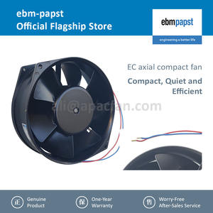 Ventilateur de refroidissement centrifuge électrique pour W2G130-AA33-01, 130 mm, 24 V CC, 0,74 A, 16 W, 3150 tr/min, roulement à billes rond, fils de connexion - Product Image 2