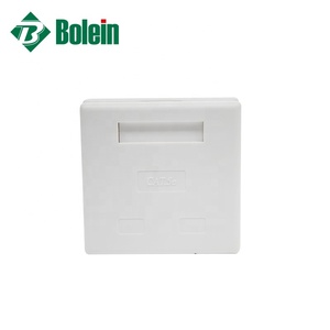 Cat5e Keystone Jack bề mặt hộp RJ45 RJ11 1 2 cổng <span class=keywords><strong>UTP</strong></span> 8P8C mô-đun kết nối bề mặt gắn hộp - Product Image 4