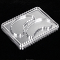 Plateau en blister transparent personnalisé en PET, emballage jetable pour masque oculaire, insert cosmétique, vente en gros, écologique