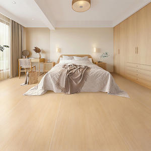 Azulejos de enclavamiento de grano de madera impermeables respetuosos con el medio ambiente 100% suelo Spc de vinilo clic de enclavamiento - Product Image 1