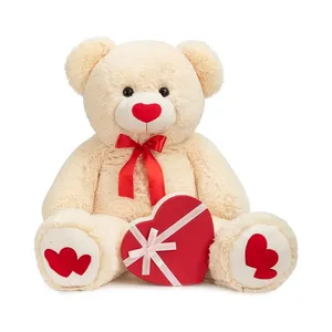 Mainan hewan boneka besar kustom mewah Bigs berukuran Teddy Bear untuk hadiah ulang tahun liburan