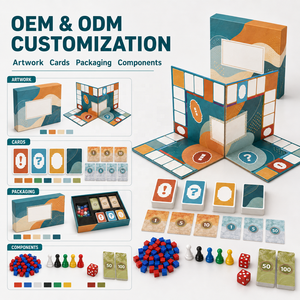 Gioco <span class=keywords><strong>da</strong></span> Tavolo Personalizzato Promozionale in Plastica Impermeabile Stampato su Misura per Intrattenimento per <span class=keywords><strong>Adulti</strong></span>, Feste e Riunioni Familiari - Product Image 2