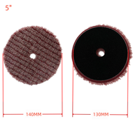 Tampon de polissage composite en laine haute densité de 5 pouces pour la finition du vernis automobile