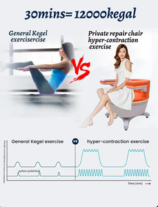 Silla de Reparación de Incontinencia Ems, Silla de Estimulación Pélvica, Entrenador Muscular, Dispositivo de Ejercicios Kegel para Músculos del Suelo Pélvico - Product Image 4