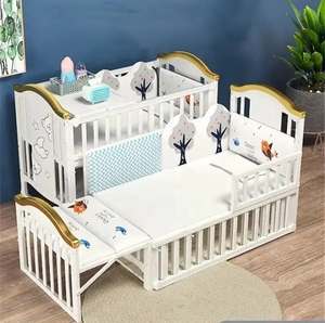 Commercio all'ingrosso in legno naturale comodo presepe multifunzione comodo comodino per bambini culla <span class=keywords><strong>letto</strong></span> per bambini culla letti <span class=keywords><strong>a</strong></span> castello per neonato - Product Image 5