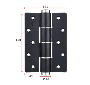 Высококачественная сверхпрочная дверная петля из нержавеющей стали, Дверной доводчик, автоматический гидравлический закрывающий шарнир, алюминиевый дверной шарнир