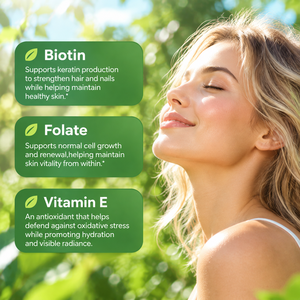 Vente en gros usine : Bandes buccales beauté à la biotine pour la santé des cheveux, de la peau et des ongles, favorisant la vitalité capillaire, à action rapide - Product Image 6