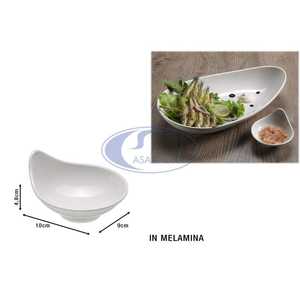 Vaso y Tazón de Melamina Blancos para Fiestas, Tamaño 10x9x4,8h, Diseño Elegante para Ocasiones Especiales - Product Image 1