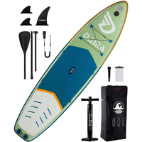 Planche à pagaie gonflable DAMA pour adultes, 11 pieds x 33 pouces, capacité de 352 lb, pont antidérapant et kit complet